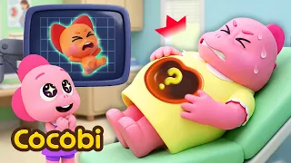 What's in Mommy's Tummy?😲 Baby is Born! + More Fun Songs for Kids | Cocobi