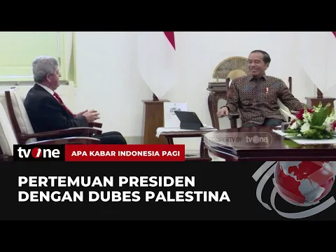 Jokowi Bertemu Dubes Palestina di Tengah Kontroversi Penolakan Timnas Israel
