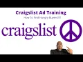 Craigslist Ad Training