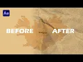Give Your Maps a Paper Texture in Adobe After Effects