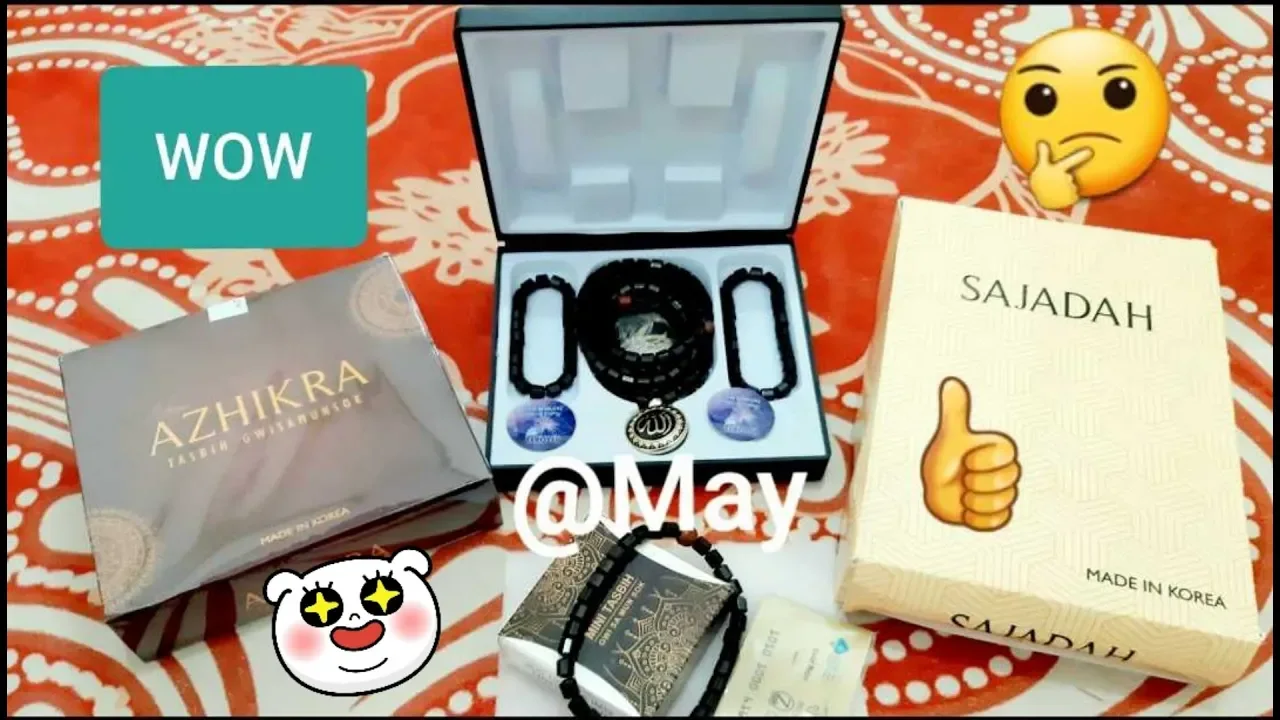 Unboxing Azhikra Black Jade Kalung dan Gelang Gwi Sa Mun Sok Lejel Home Shopping