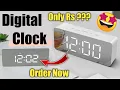 Digital Alarm Clock Unboxing Review Digital Table Clock
