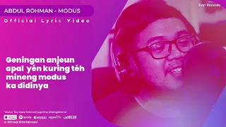 Download Abdul Rohman - Modus (Koplo Sunda) | Official Lyric Video MP3