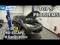 Top 5 Problems Ford Escape SUV 2013-2019 3rd Generation