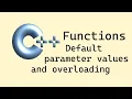 C basics Default Parameter Values for Functions