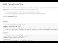 5960 Capitalize the Title array leetcode 2129 Capitalize the Title Array Hindi cpp c