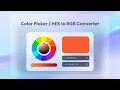 Color Picker HEX to RGB Converter Tool Free Online Color Converter