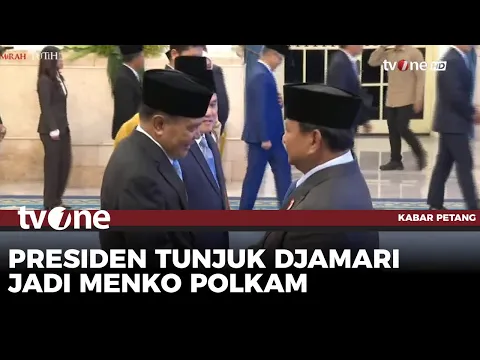 Prabowo Lantik Djamari Chaniago Jadi Menko Polkam