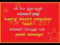 Download Lagu Lirik Lagu Anak - PERGI BELAJAR -  Cipt  Ibu Sud  Musik Pompi S