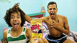 مقلب بودره العفاريت فى اخويا و اصحابى كانو هيحلقولى شعرى 