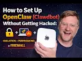 How to Set Up OpenClaw Clawdbot Without Getting Hacked Isolation Least Privilege Firewall