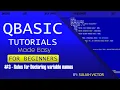 03 Valid Variable Names