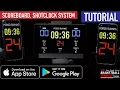 Tutorial Basketball Scoreboard Shotclock Remote Control Apps iOS Android