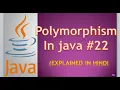 Polymorphism in java Part-8 In Hindi