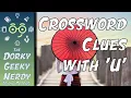 Crossword Clues Starting wit U - Mini 79