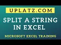 Extract a sub-string from a string MS Excel Uplatz