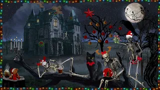 Dark Christmas Background Spooky Christmas Ambience Halloween Christmas Ambience