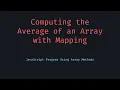 Average of Array with Mapping Function