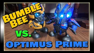 Download BUMBLE BEE vs OPTIMUS PRIME - Super Hero Dance Hero (Dance Showdown) MP3