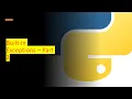 2 - Built-in Exceptions Python by examples