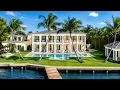 Palm Beach Florida House Tour - A Oceanfront Florida MEGA MANSION