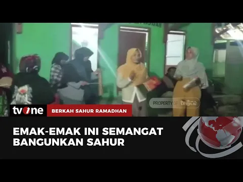 Emak-Emak di Tasikmalaya Semangat Bangunkan Sahur Warga Di Sela Siapkan Hidangan Sahur