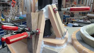 29 April 2023 More support for the mizzen mast holder