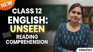 Unseen for Class 12//Reading Comprehension//WBCHSE 