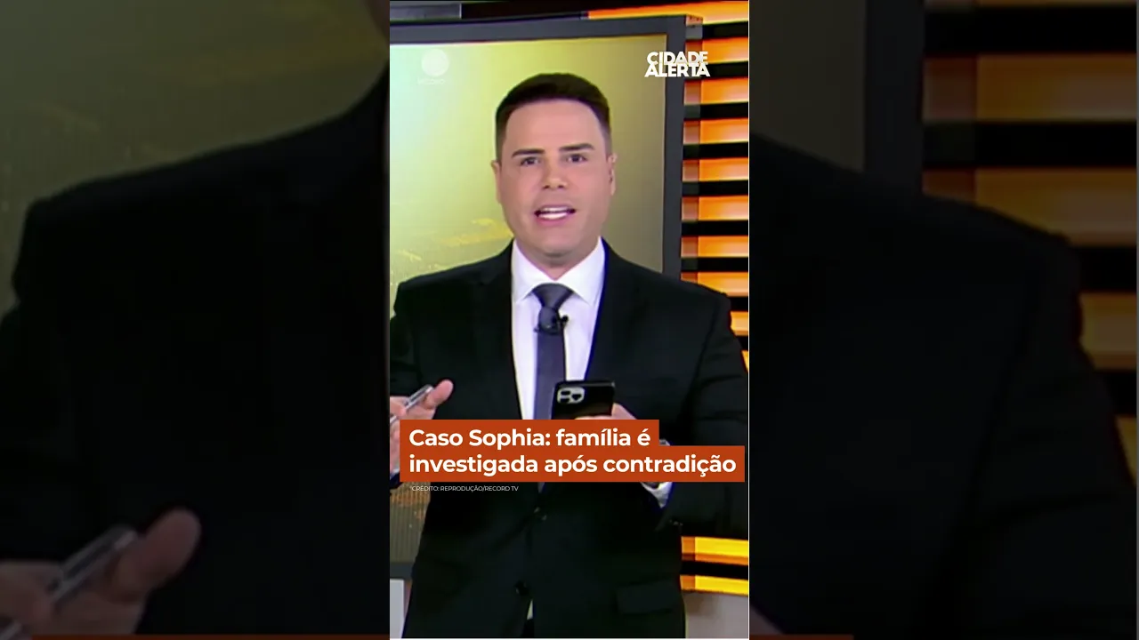 Caso Sophia: família é investigada #shorts #cidadealerta