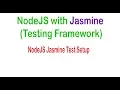 NodeJS Jasmine Test Setup