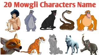 20 Mowgli Cartoon Characters Names Jungle Book Characters Fun s for Kids