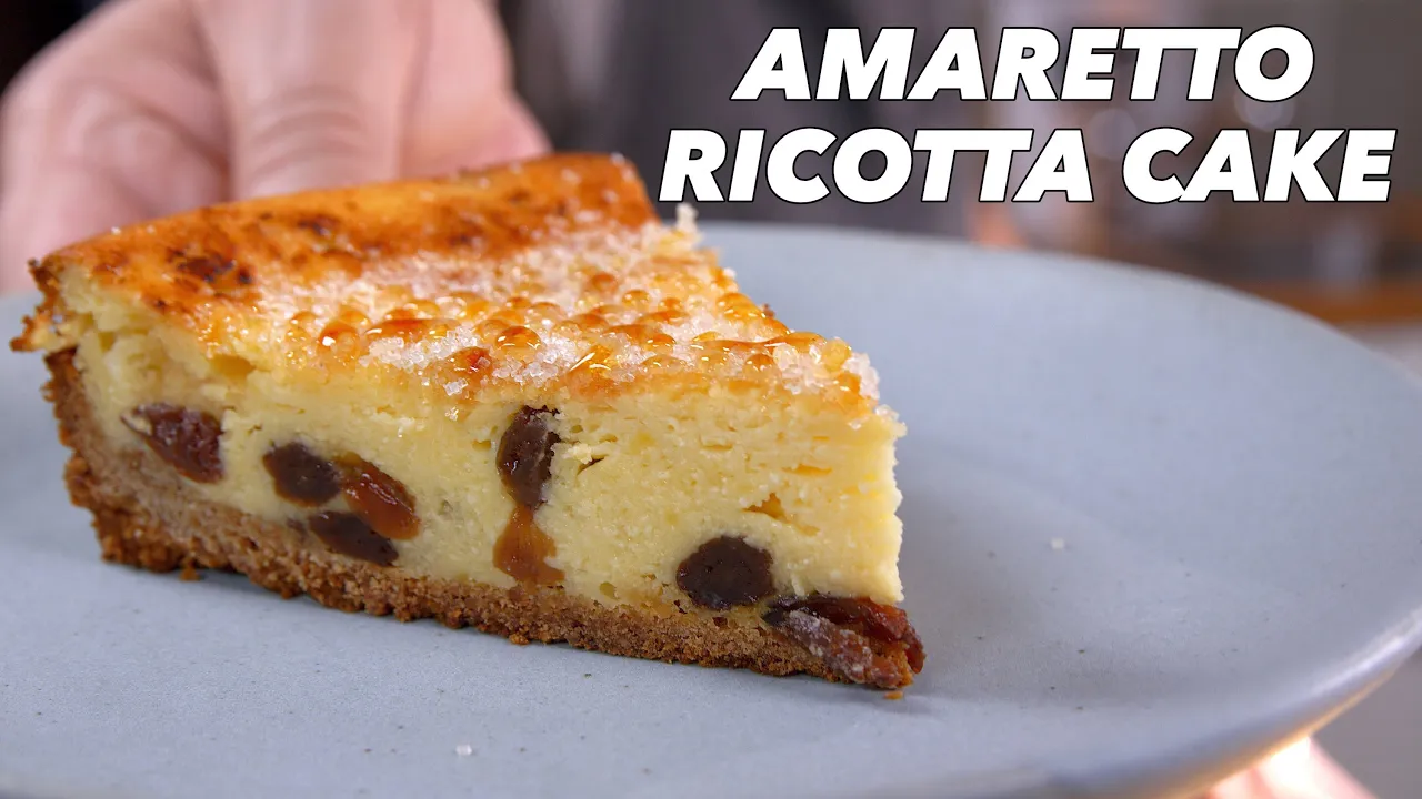 Amaretto Ricotta (Cheese) Cake Recipe - Glen And Friends Cooking