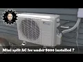 Review and Install the Senville Leto Mini Split AC Heat Pump