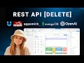 Delete Data with REST API Delete Method using Node-RED Appsmith MongoDB