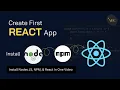 How To Install Node js Create First React App Node js npm Create React App In Hindi