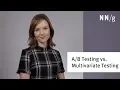 Testing vs Multivariate Testing for Design Optimization