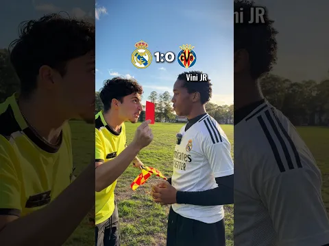VINICIUS JR RED CARD parody🤣