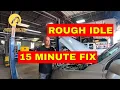 Rough Idle No CHECK ENGINE LIGHT 15 minute FIX