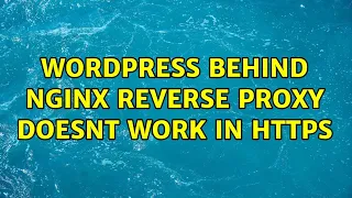 Wordpress behind nginx reverse proxy doesnt work in https