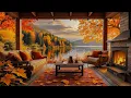 Download Lagu 🍂 Gezellige herfstkoffiebarsfeer | Soepele jazz instrumentale muziek om te ontspannen en werken