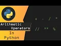 Python Arithmetic Operators