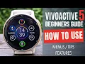 Garmin VivoActive 5 - Complete Beginners User Guide How to Use Customize Features