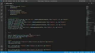 Data Driven App Weather Forecasting GUI app using Tkinter Python