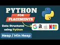 Implement Heap using Python DSA in Python Min Heap Python for Placements Course in Hindi