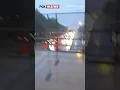 Captures Traffic Coming to a Standstill After Heavy Rain Slammed New York City