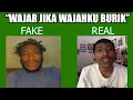 Wajar Jika Wajahku Burik Fake VS Real...(Cowok Ketika Dikatain Hitam)