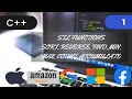 Standard Template Library Functions Sort Reverse Find Min - element Max