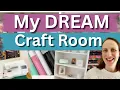 Craft Room Tour 2026 My Dream Craft Room for Cricut Cardmaking Sewing Embroidery