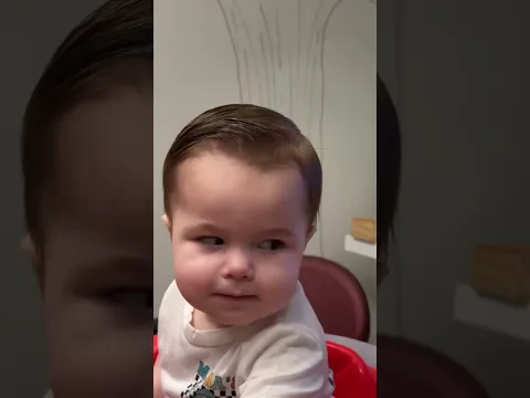 Primeiro corte de cabelo do meu filho: antes e depois