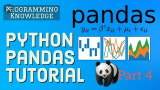Python Pandas Part 4 Pandas Data Frame Machine learning Hands on Python